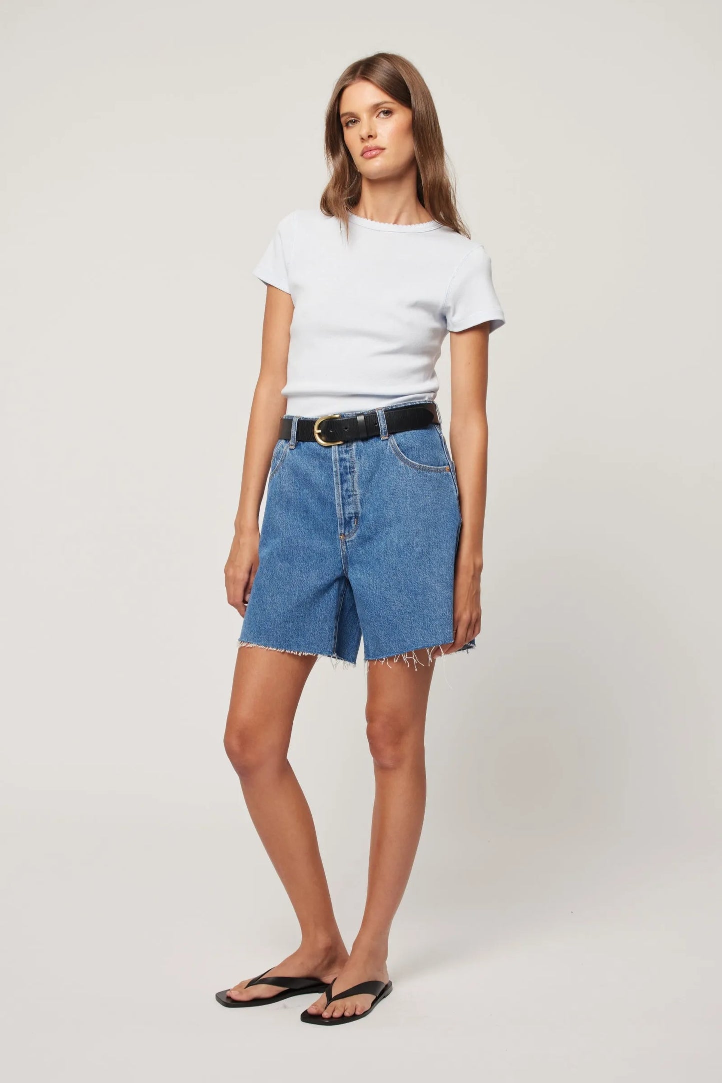 90S RELAXED SHORT RIVER BLUE