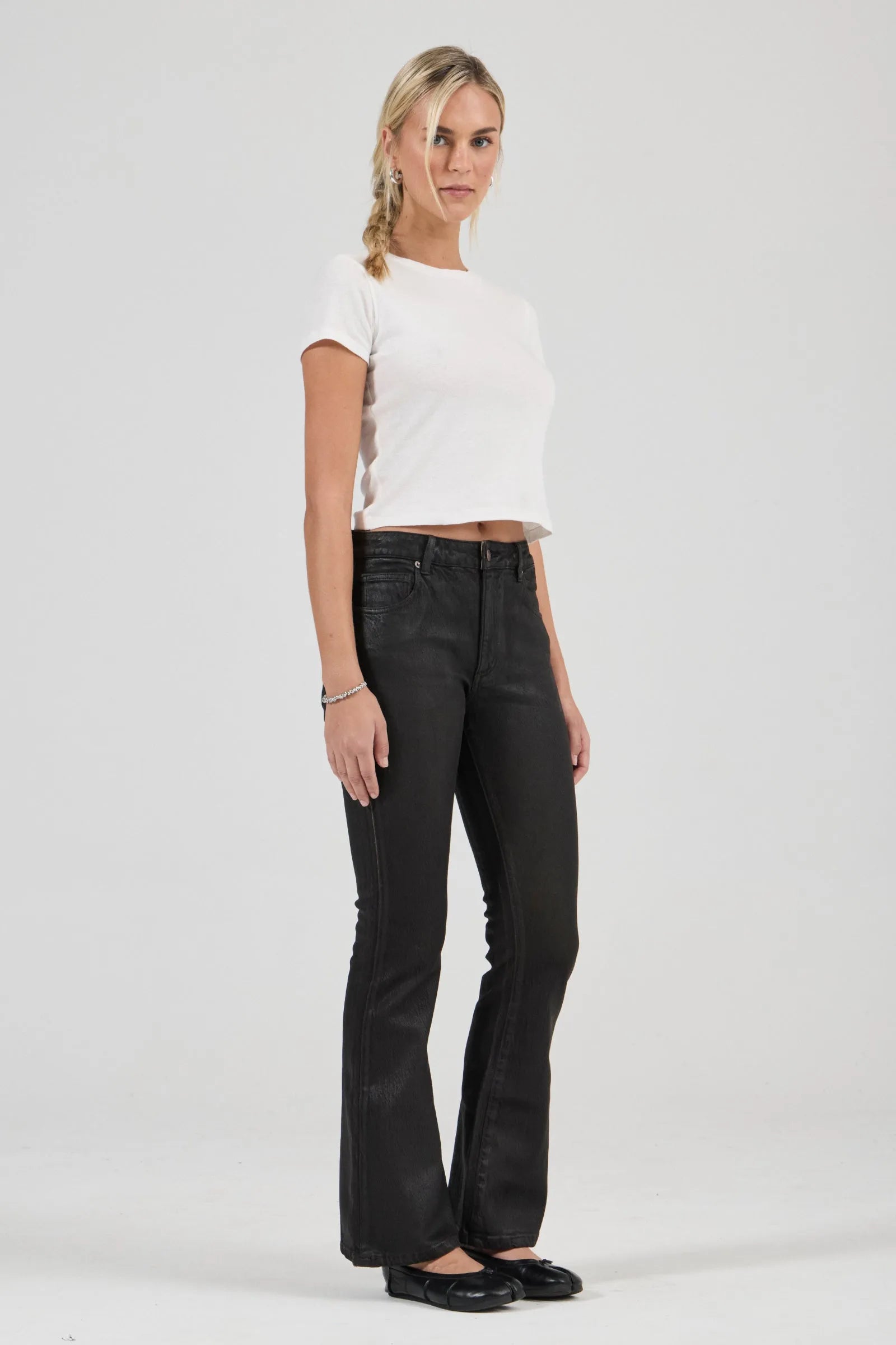 Midtown Bootcut Jean - Espresso Coated