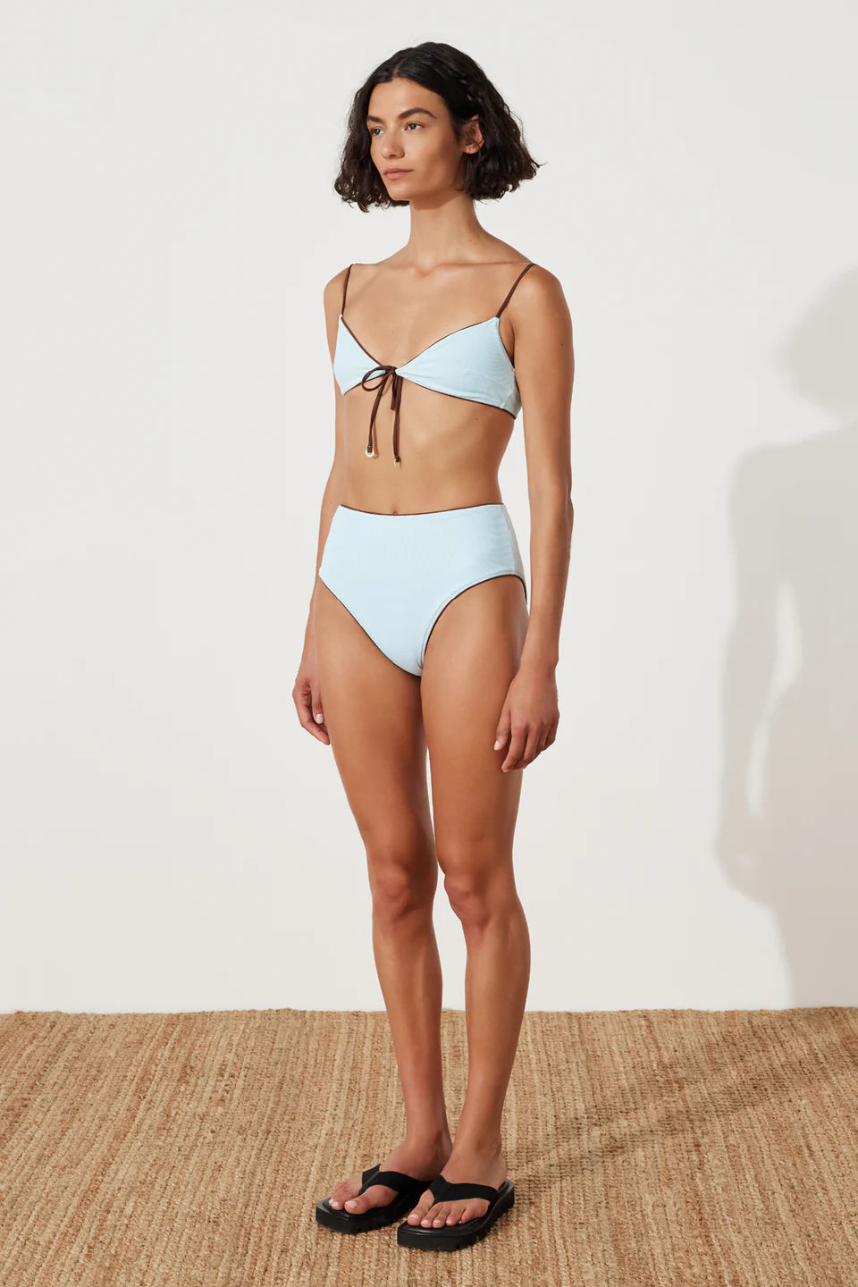 Sky Rib Waisted Full Brief