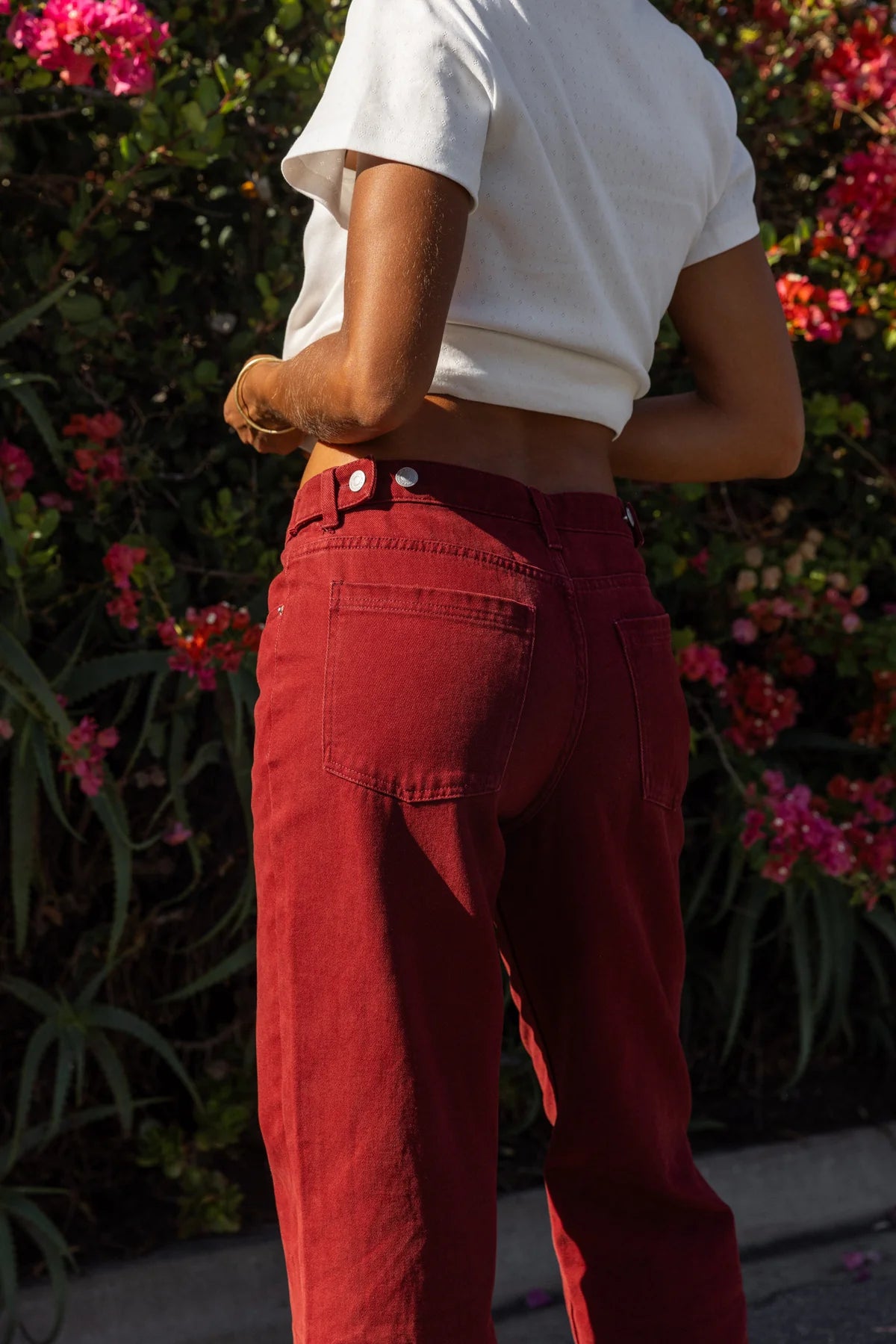 Adjustable Charlie Pant- Wine