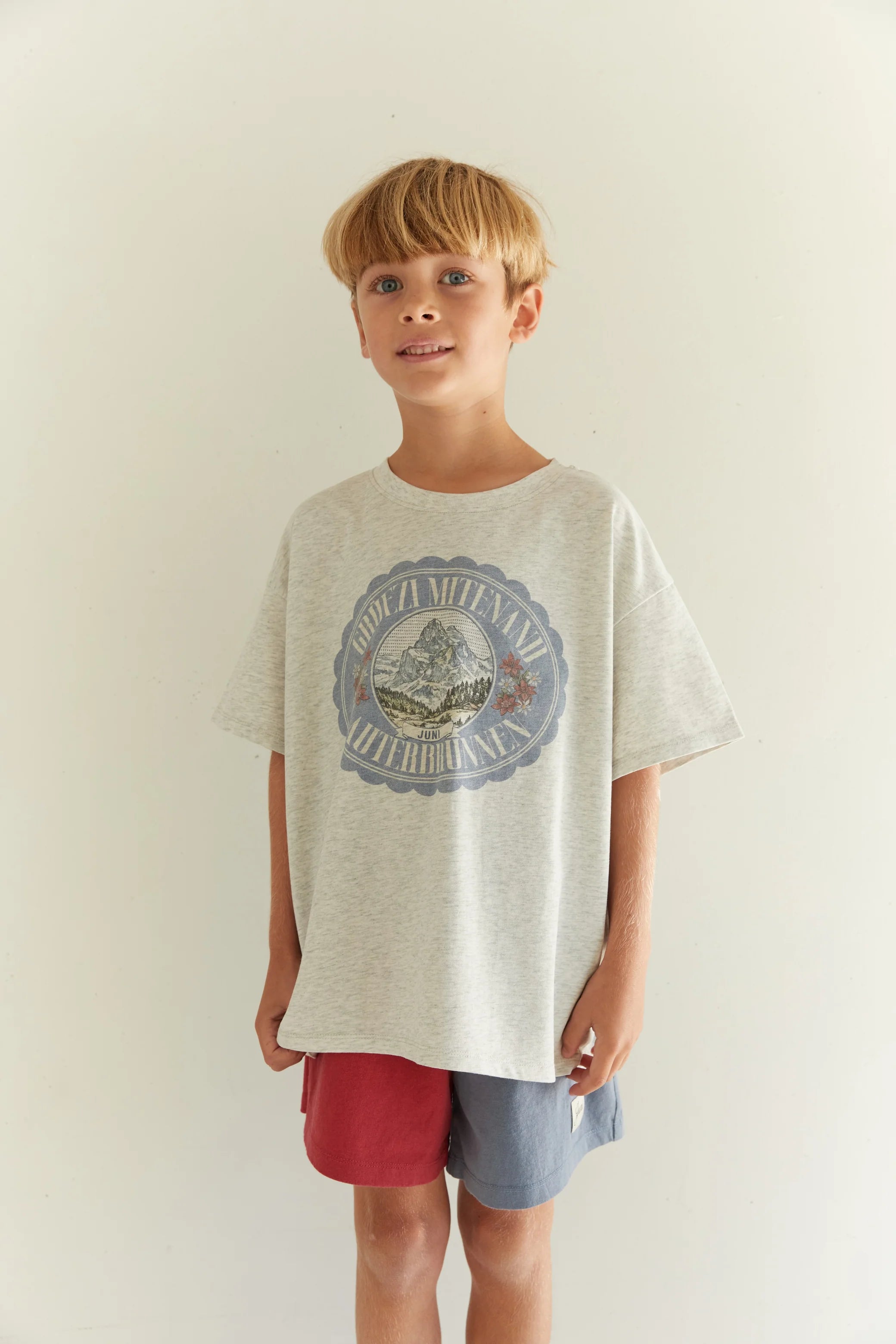 Rayne Short - Paprika/Denim Blue