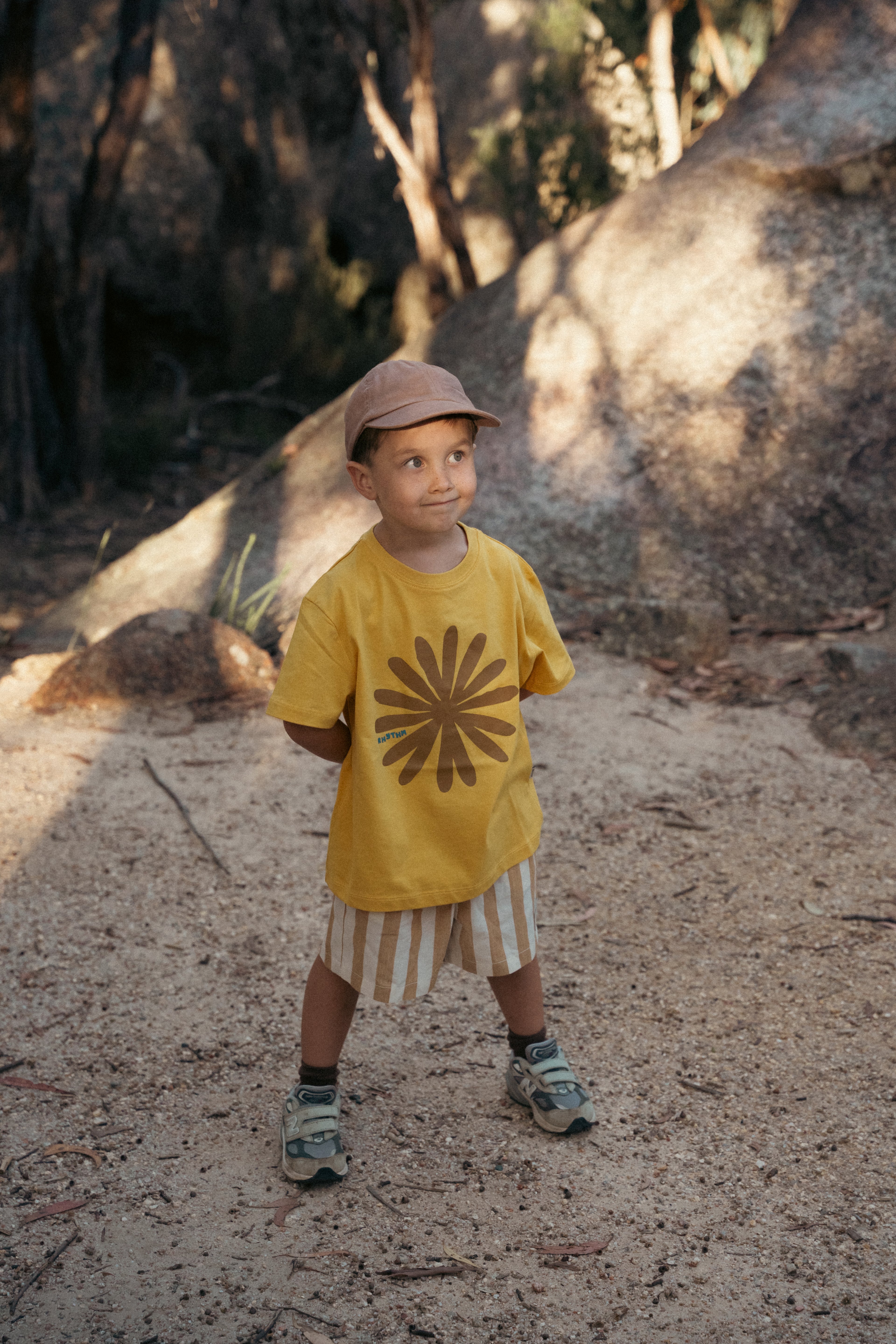 Kids Sun Ra SS T-Shirt- Yellow