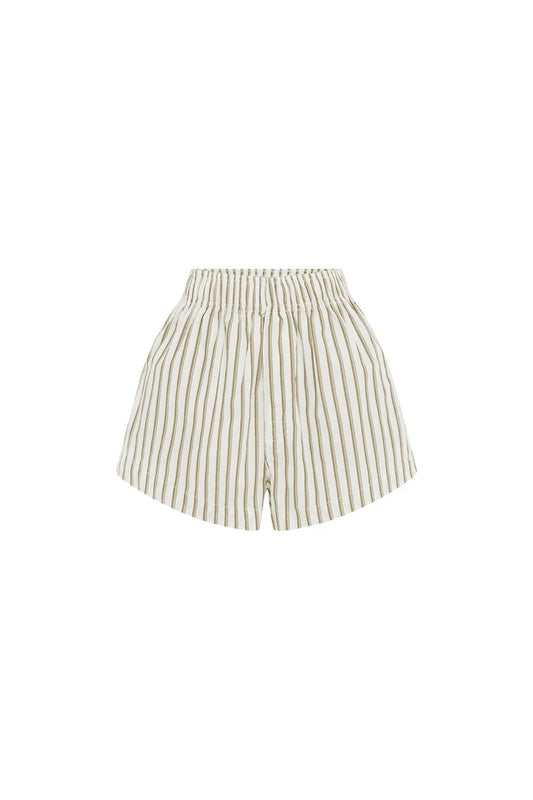 Rocco Stripe Bixer Shorts- Sienna