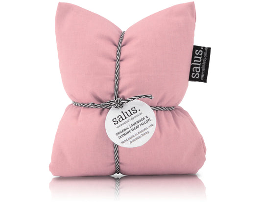 Organic Lavender & Jasmine Heat Pillow- Dusty Rose