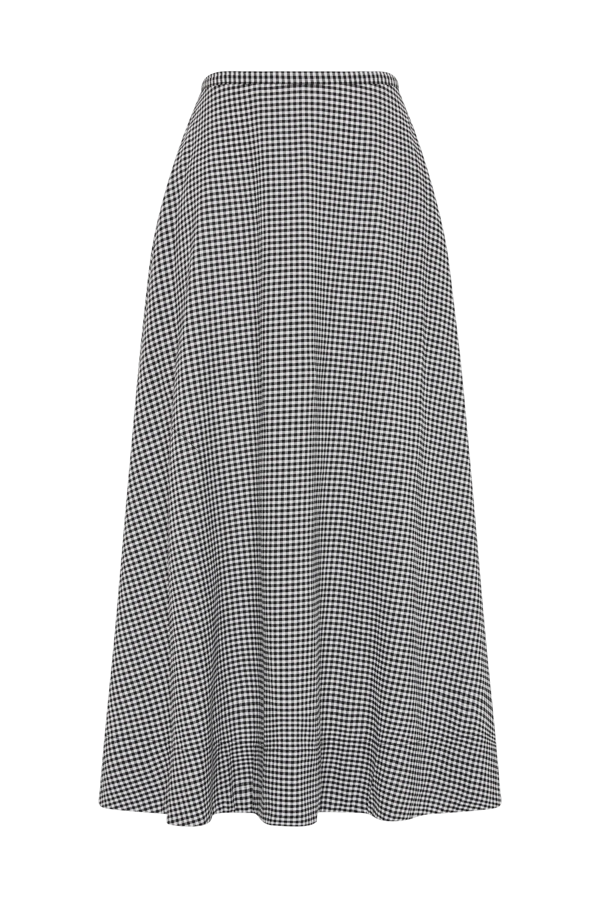 Leceia Skirt Cantinho Gingham Black