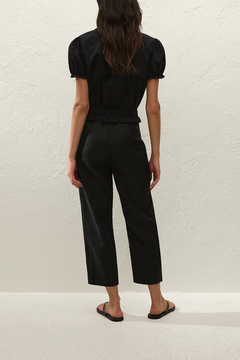 Fiora Blouse- Fresco Lace Black