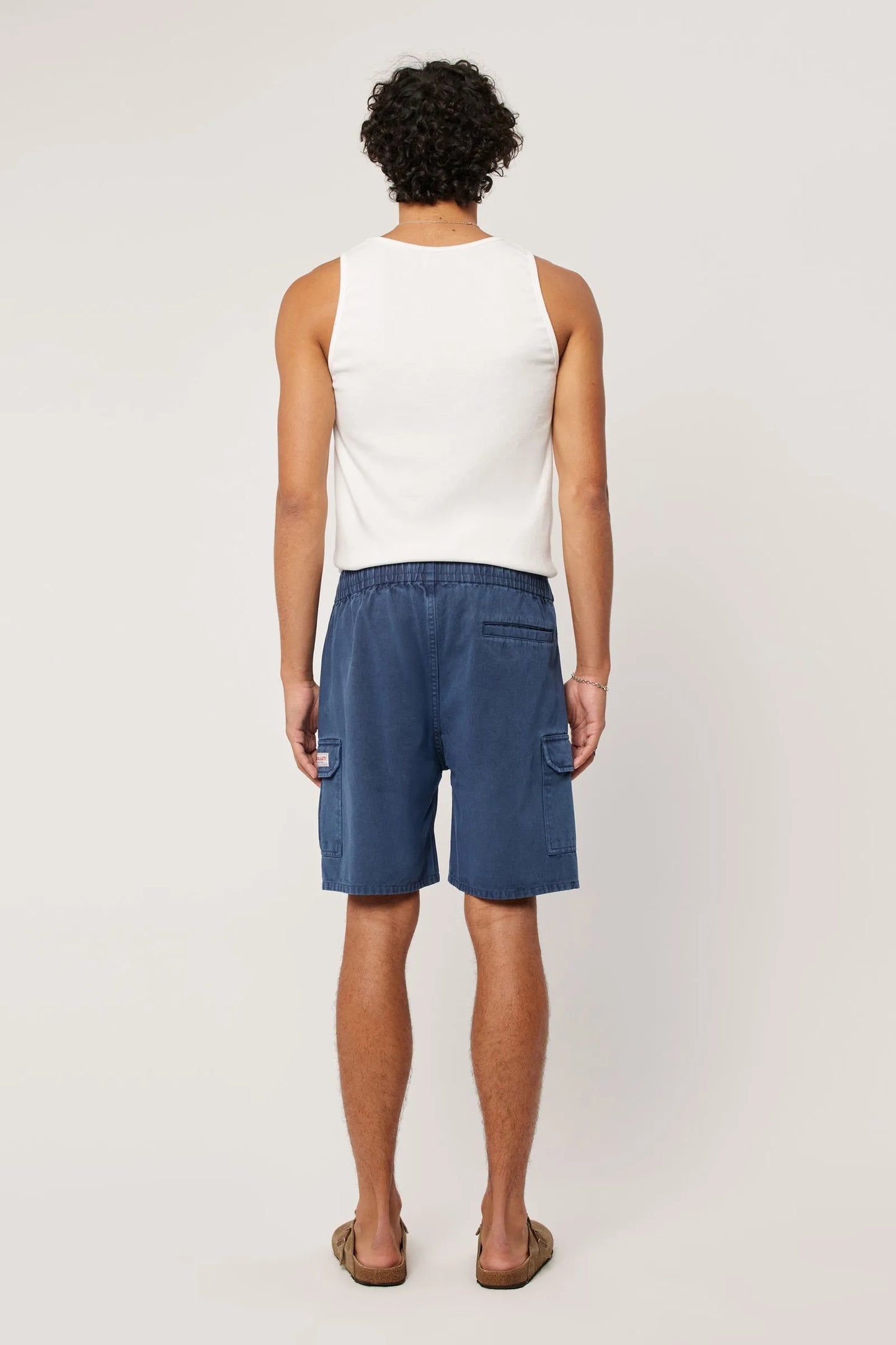 Tradie Cargo Short- Steele Blue