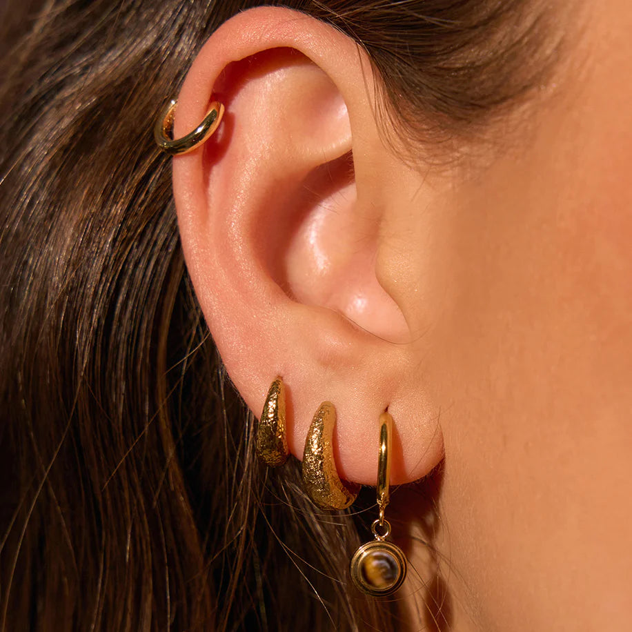 Asher Earrings- Tigers Eye