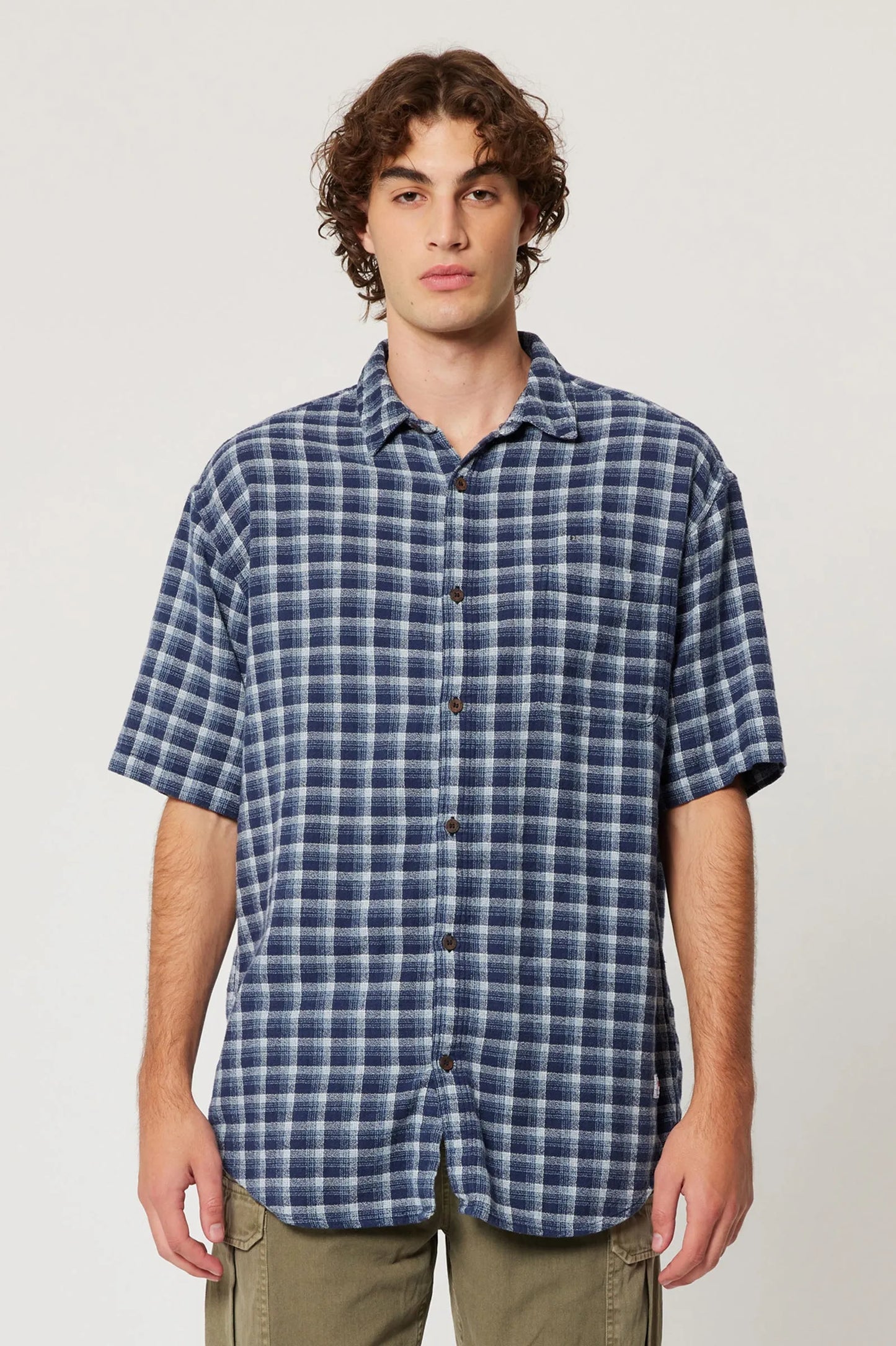 Angus Check Shirt- Blue Check