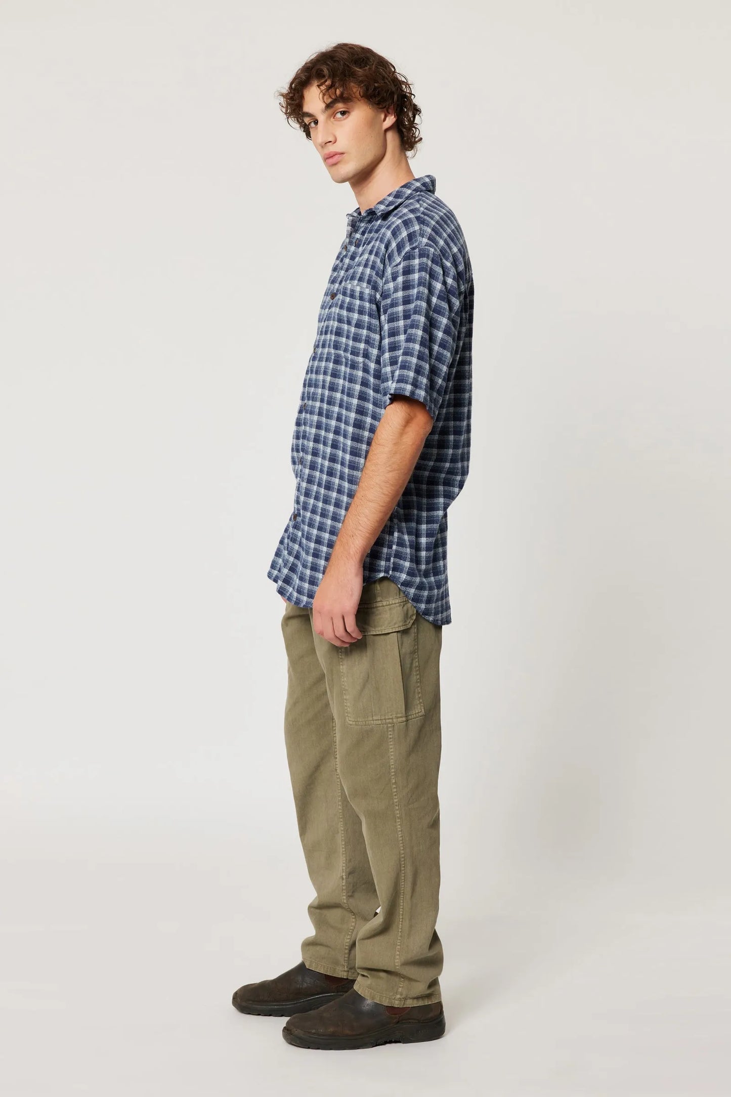 Angus Check Shirt- Blue Check