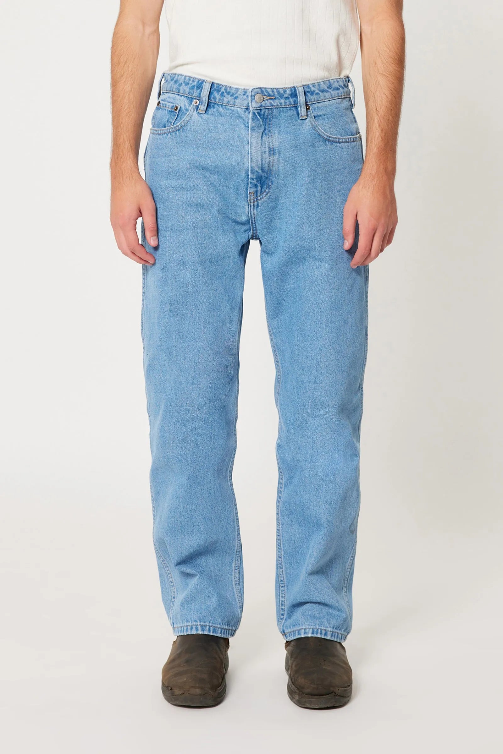 Ezy Blueys Jeans - Mid Blue