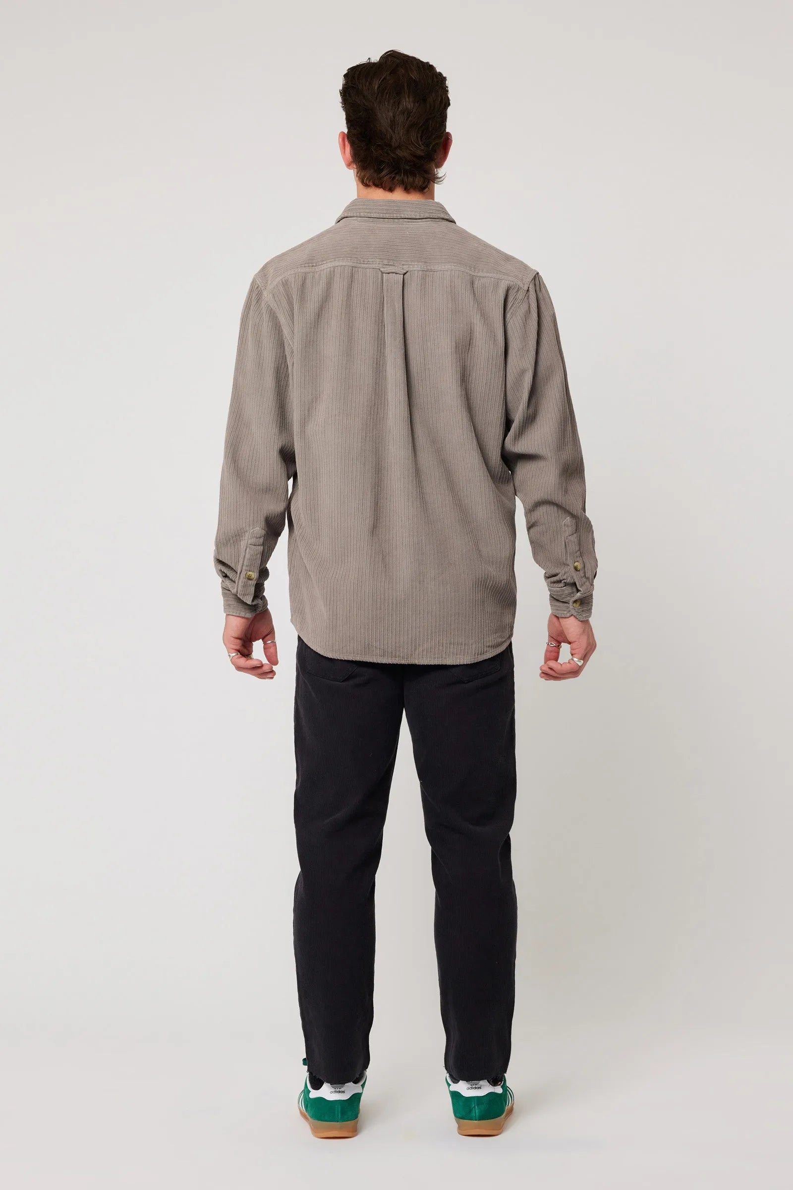 Trailer Chunky Cord Shirt - Grey