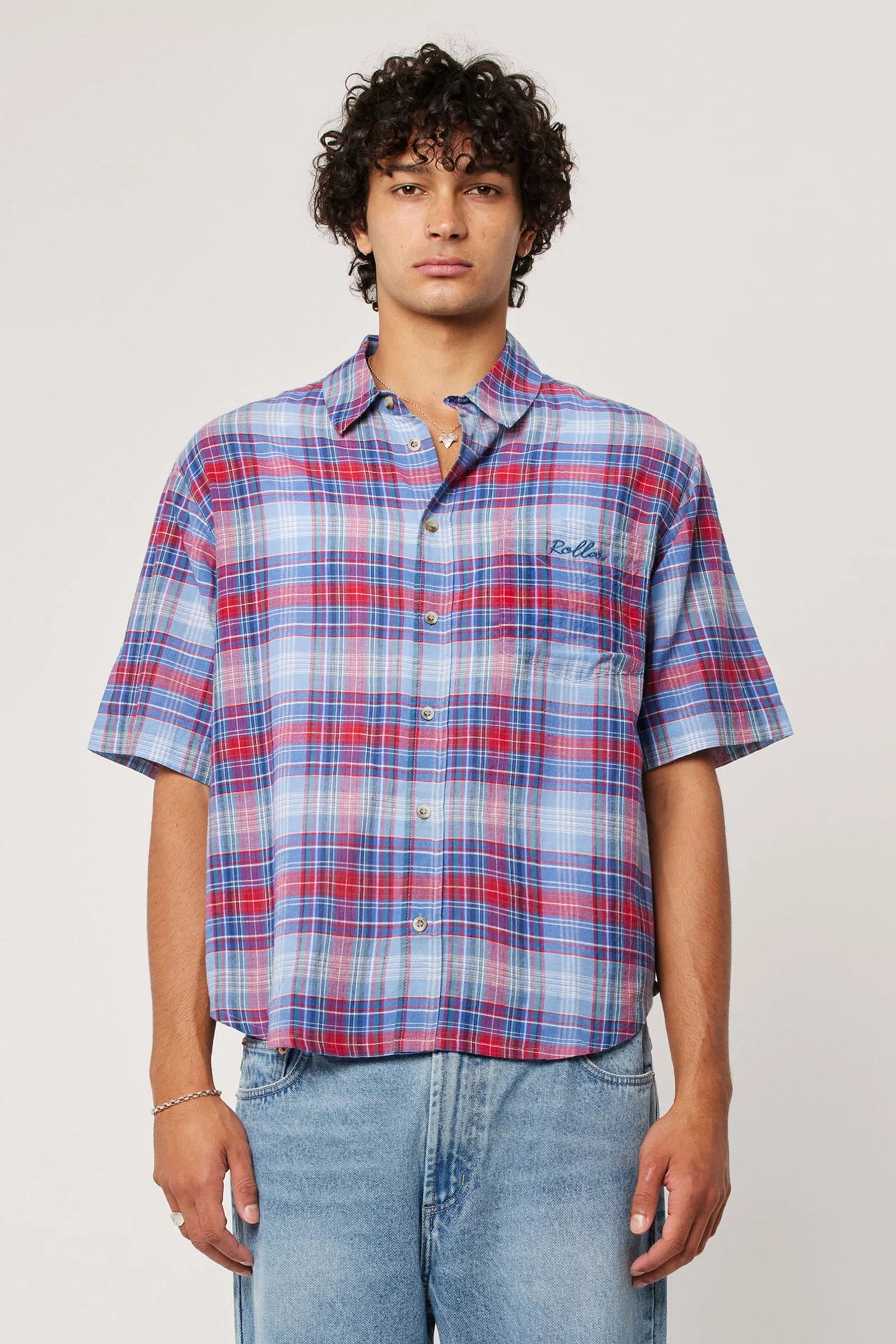 Nautical Check Shirt- Blue Hour – Florence and Threads