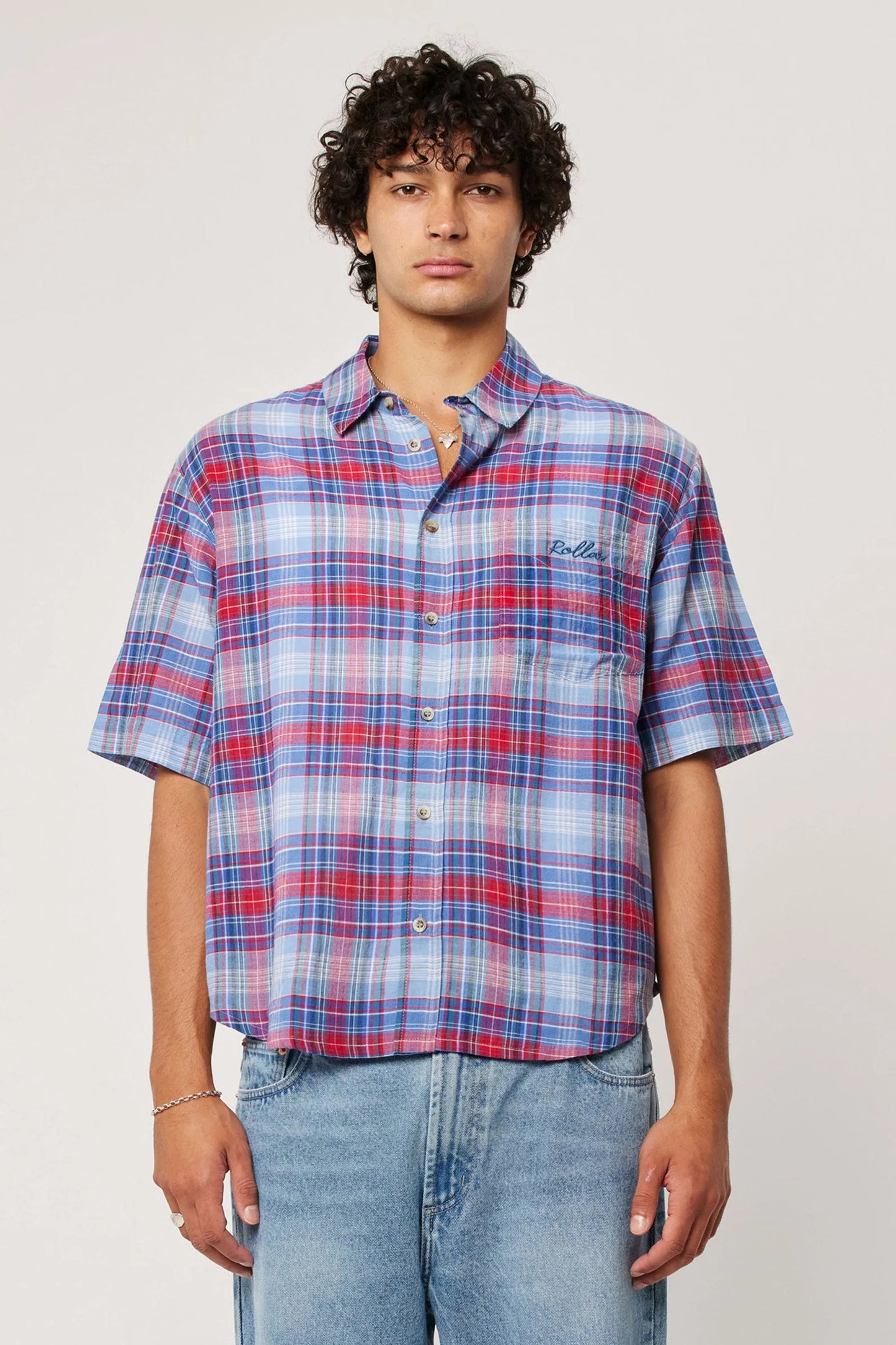 Nautical Check Shirt- Blue Hour