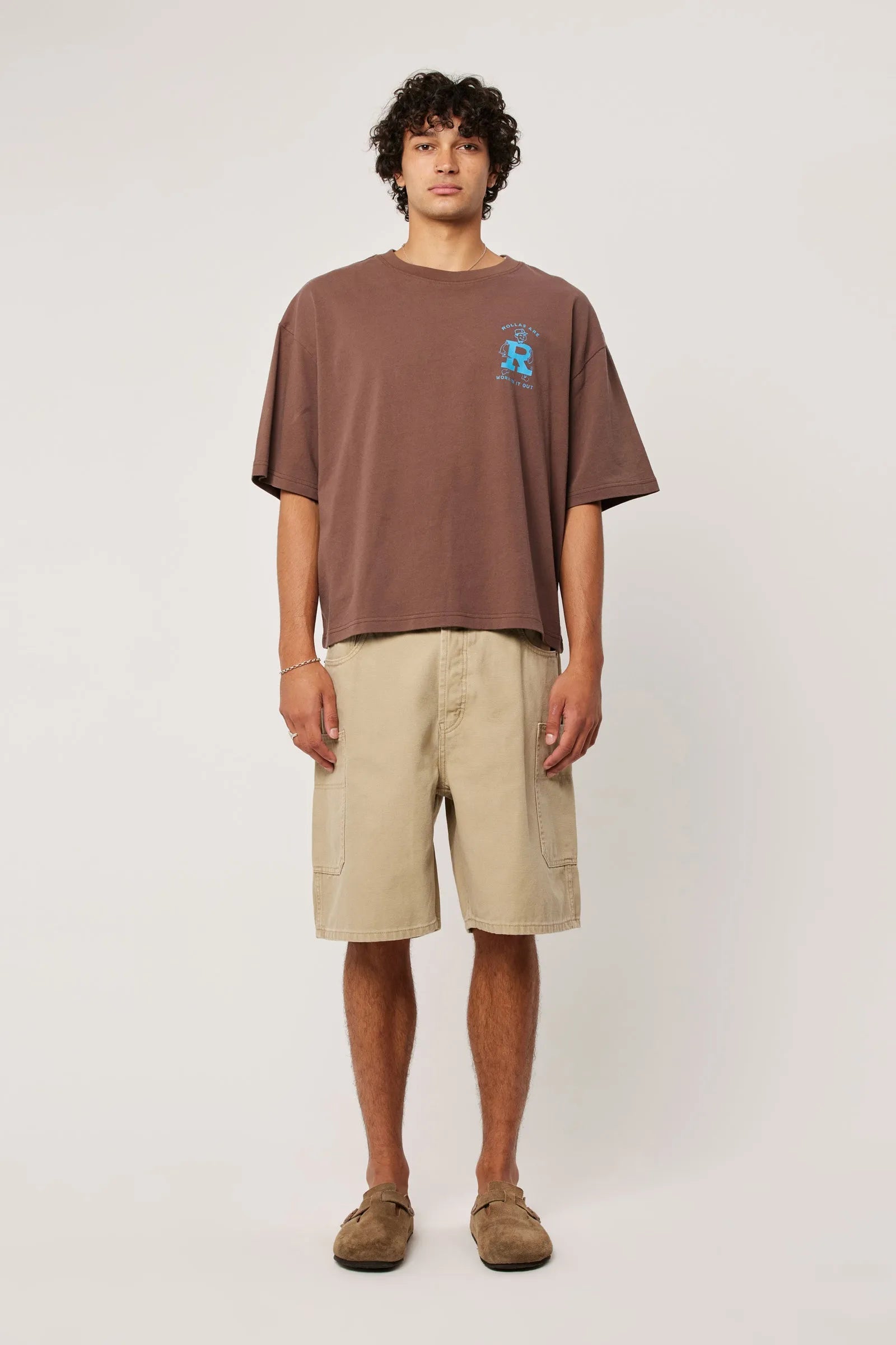 Big Works Tee- Brown