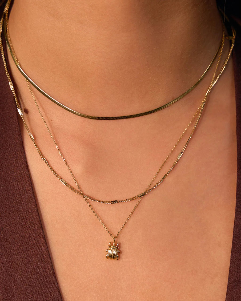 Scarabae Gold Necklace
