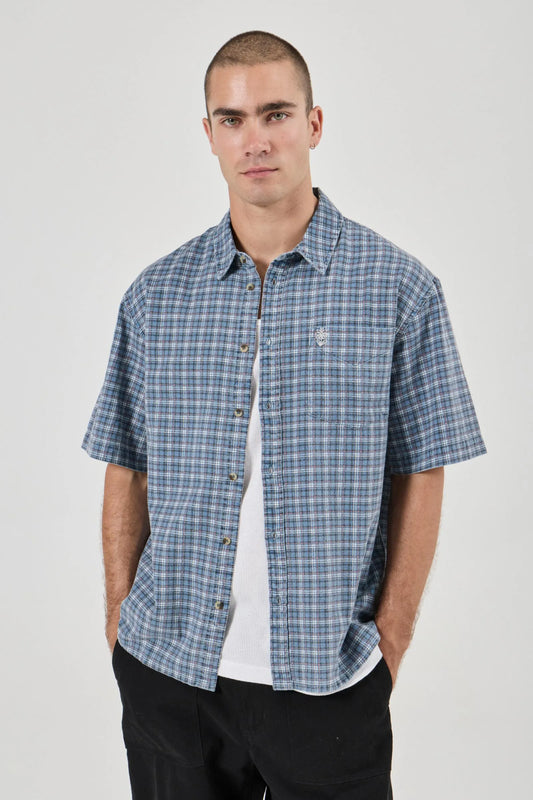 Mariner Check Shirt- Blue