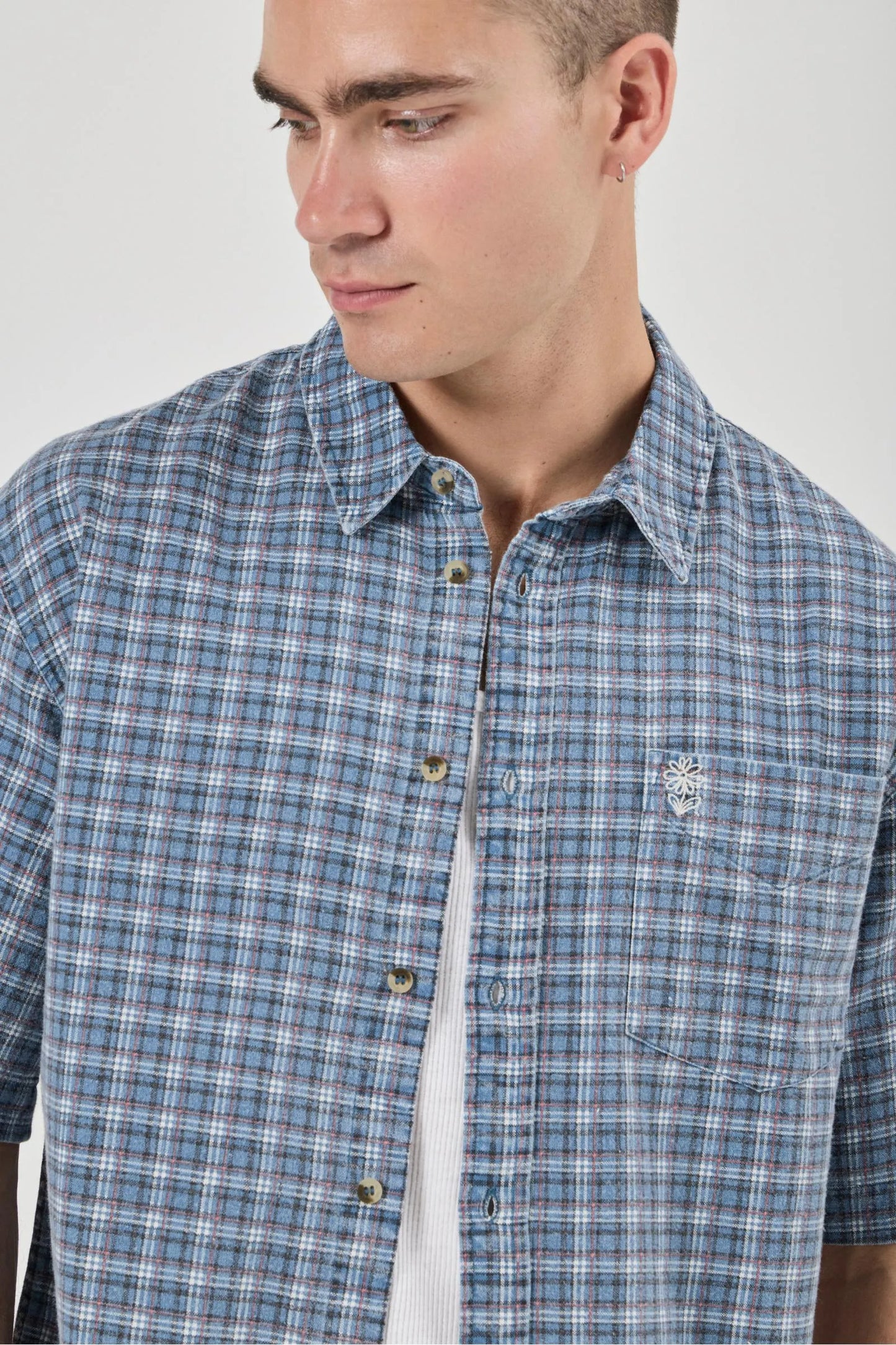 Mariner Check Shirt- Blue