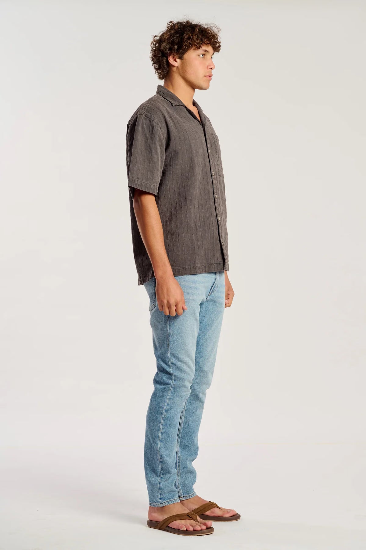 Signature Weave Bowler- Washed Black