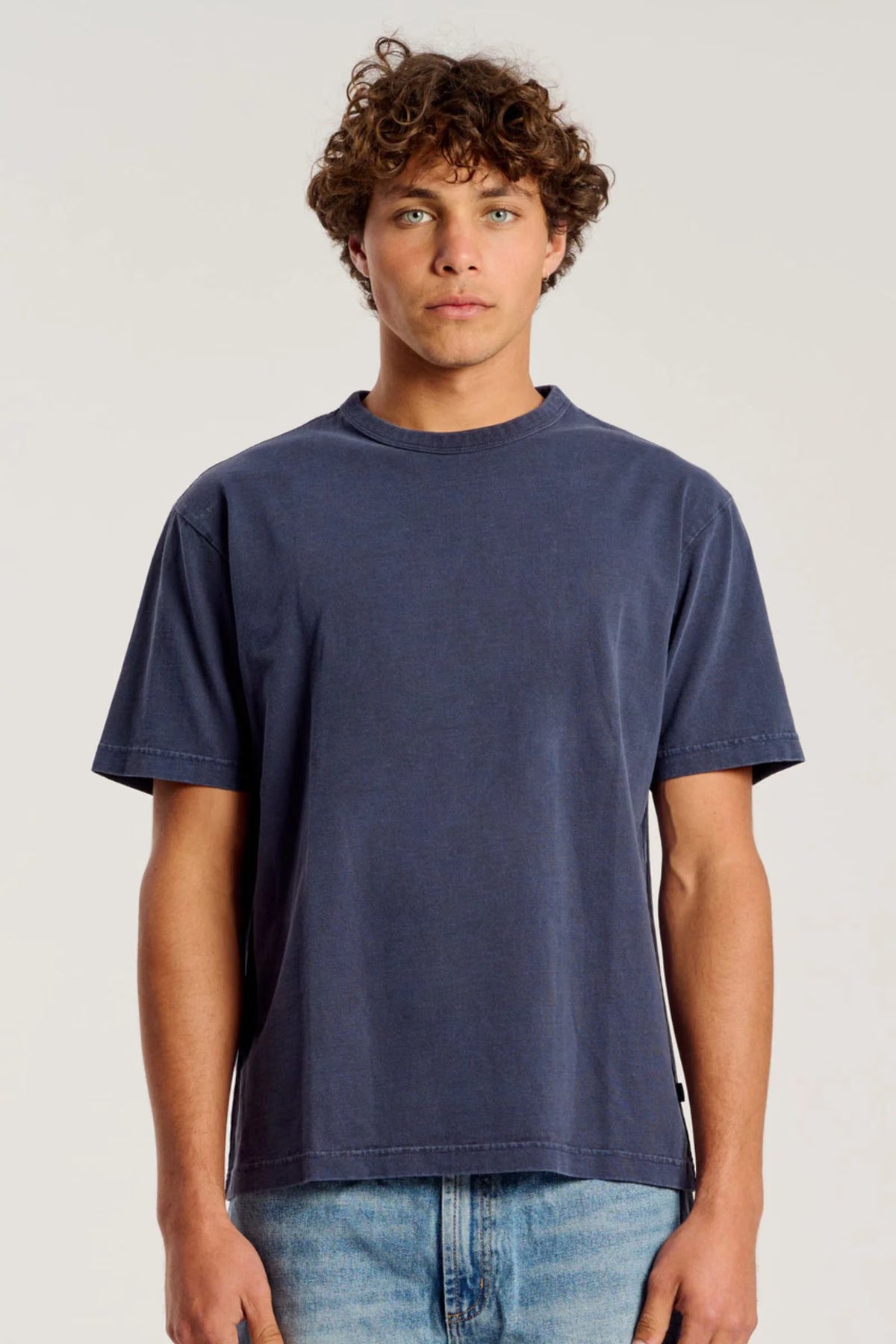 Core Tee- Steele Blue