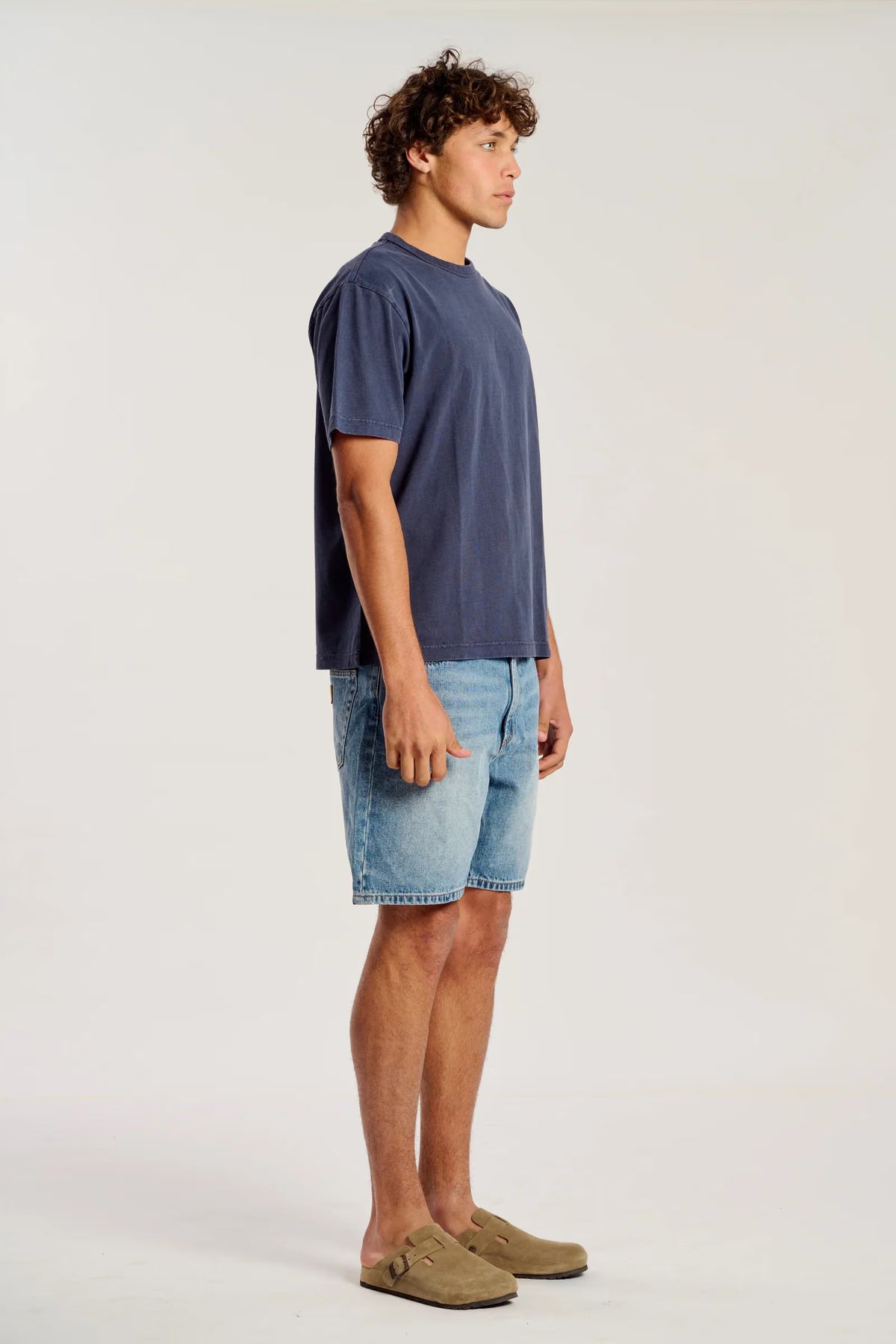 Core Tee- Steele Blue
