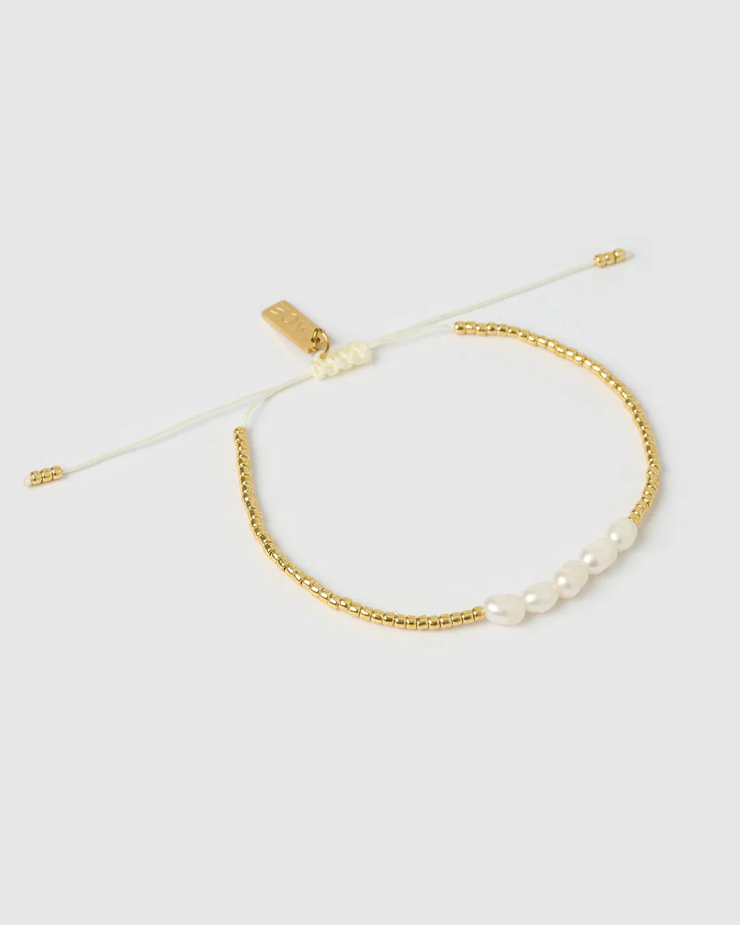 Seline Gold and Pearl Bracelet