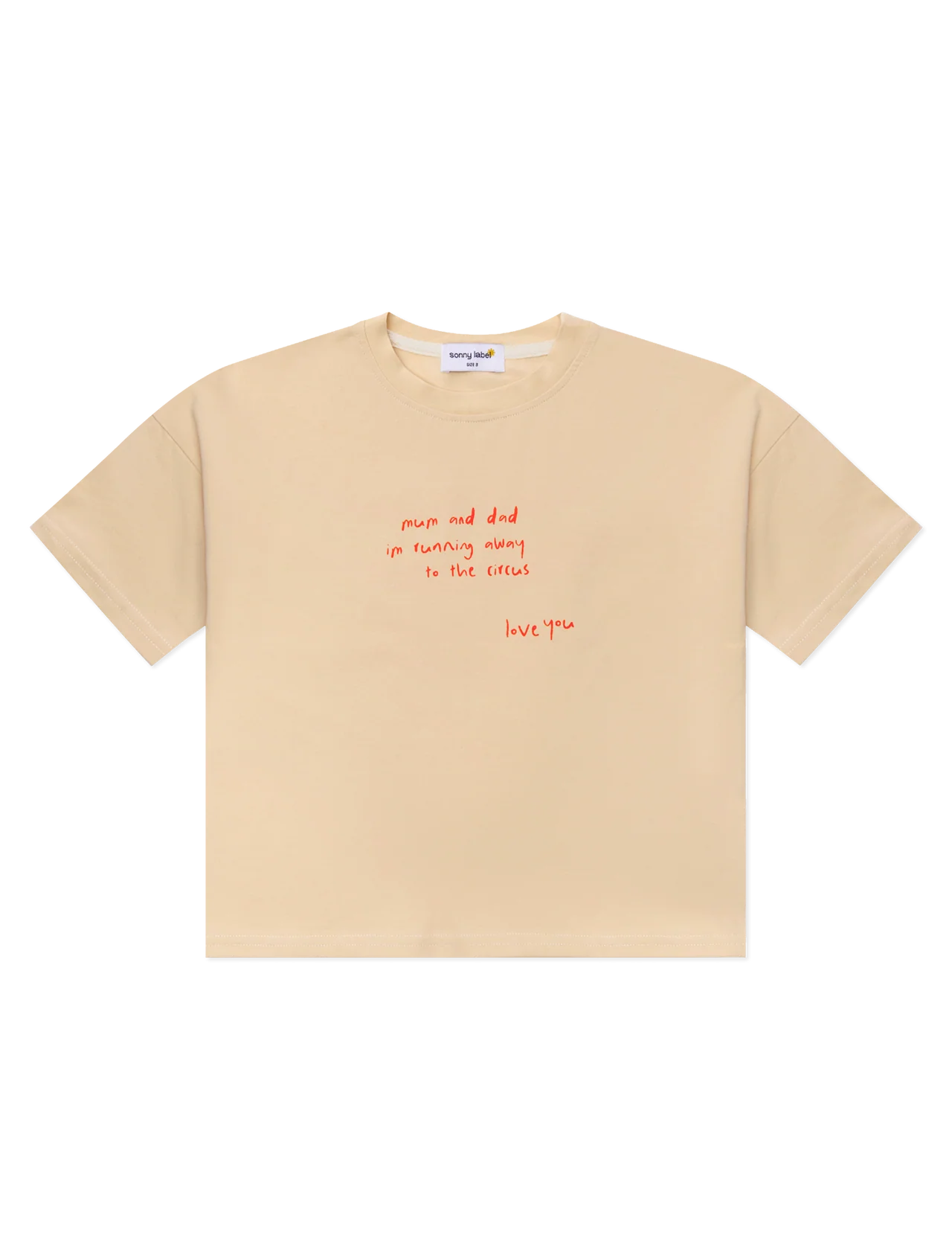 Everyday Tee- Circus Cream