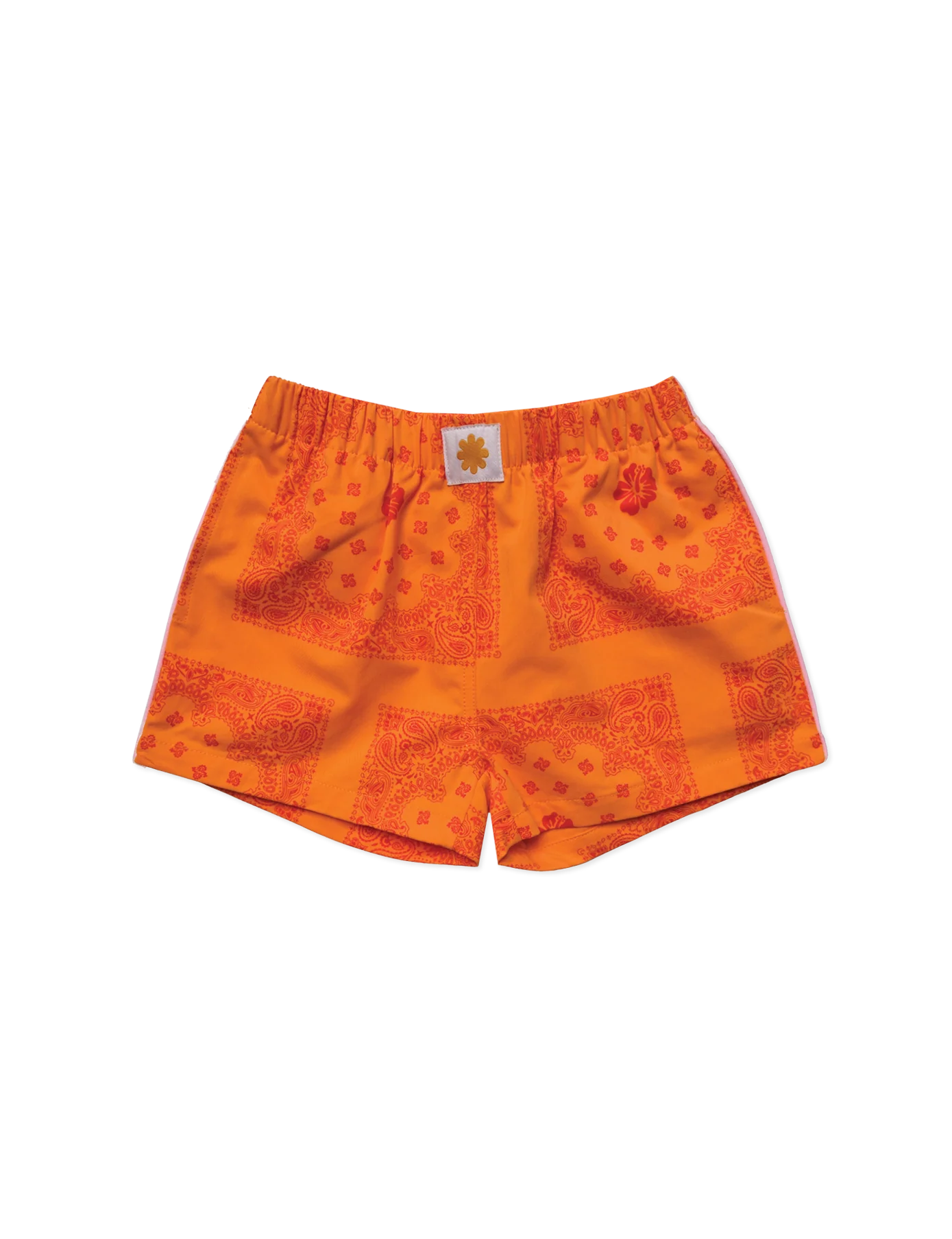 Twill Shorties- Tangerine