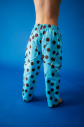 Pocket Pants in Blue Polka