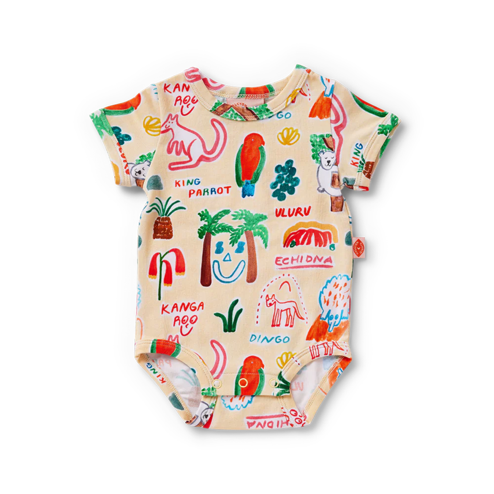 Coo ee! Short Sleeve Bodysuit