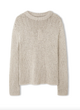 Sand Linen Cotton Blend Knit