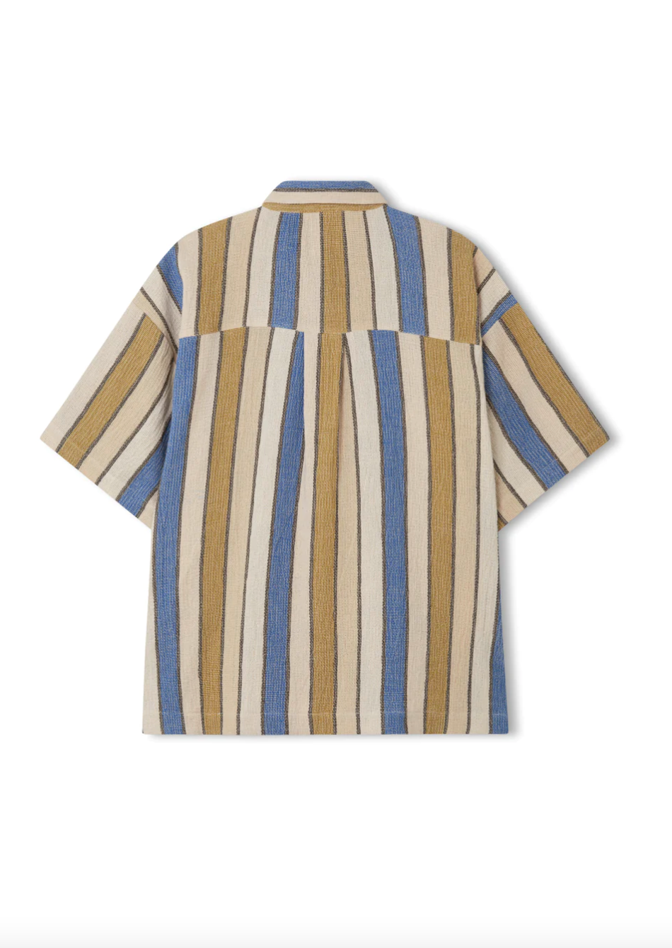 Lagoon Stripe Organic Cotton Shirt
