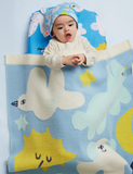 I Spy in the Sky Fluffy Knit Blanket