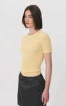 Rib Knit Tee - Butter