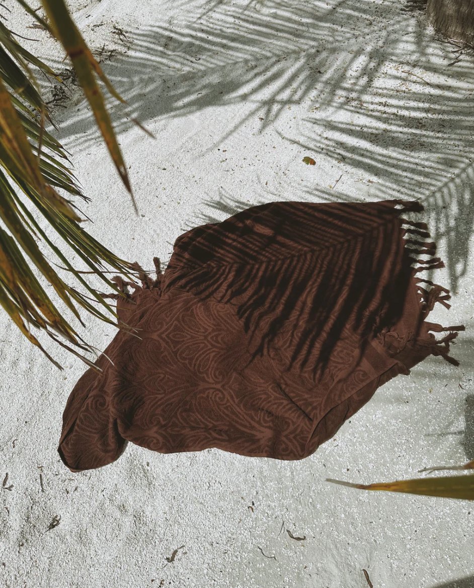 Chocolate Cotton Terry Towel