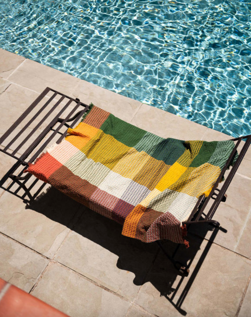 Cabin Towel Spirulina/Multi