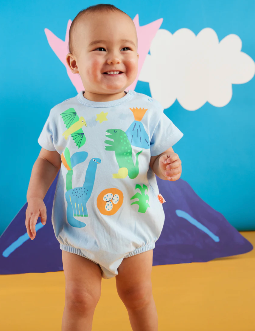 Dino Short Sleeve Bodysuit