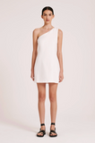 Amani Linen Dress - White