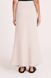 Amani Linen Skirt - White