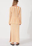 Goldie Stripe Cotton Knit Skirt