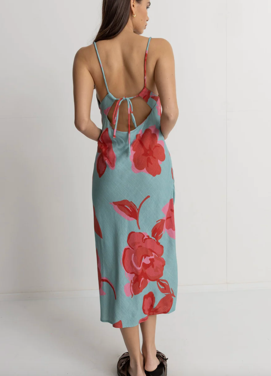 Inferna Floral Bias Cut Dress