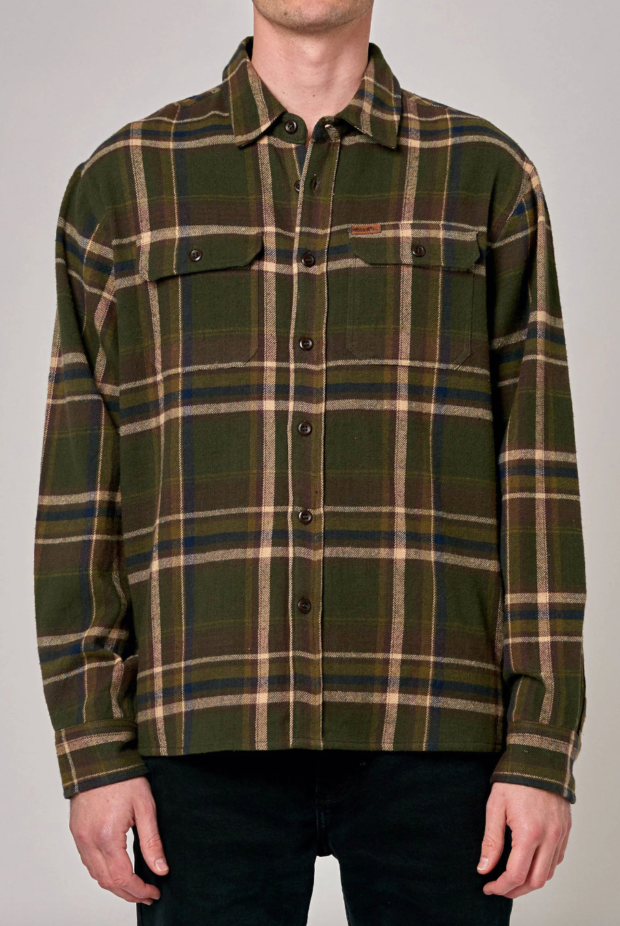 Trailer Check Shirt - Faded Army