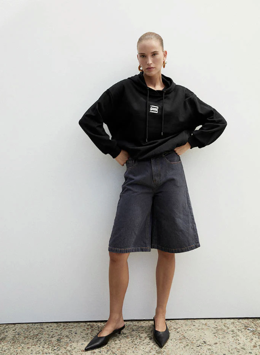 Bambie Hoodie in Black