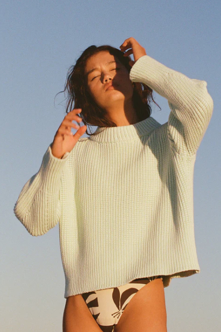 Seaglass Cocoon Knit Jumper