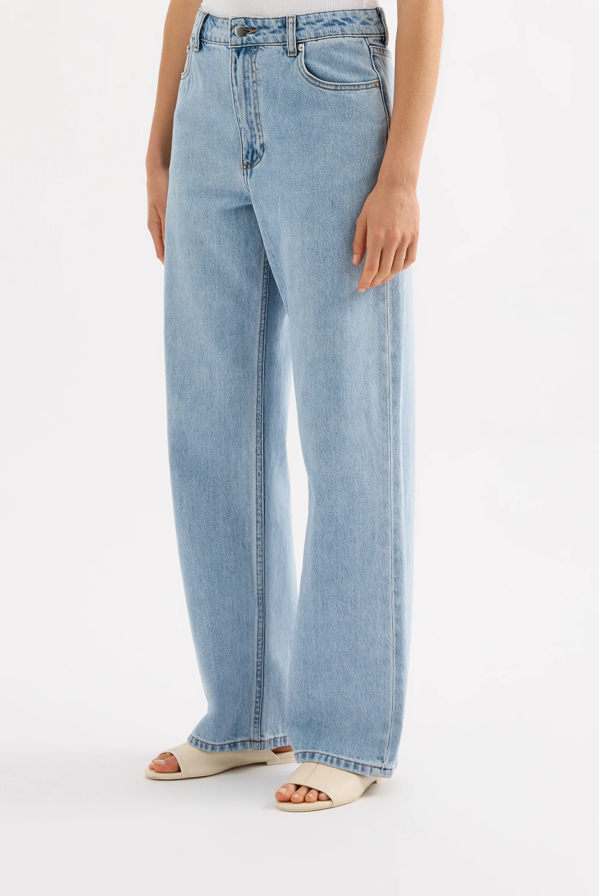 Organic Baggy Jeans- 90s Blue