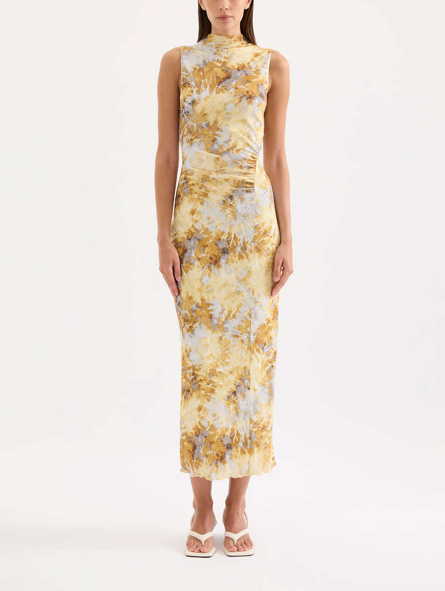 Lumine Mesh Maxi Dress