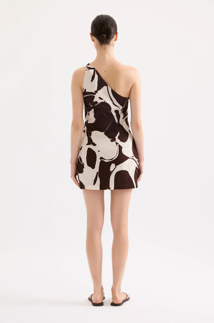 Ombra Linen Mini Dress