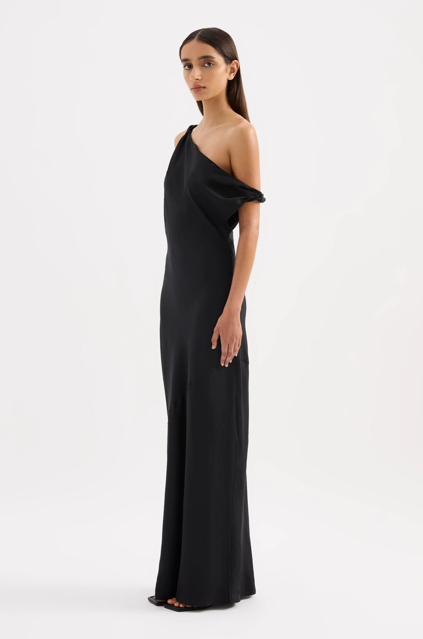 Calista Tencel Dress- Black