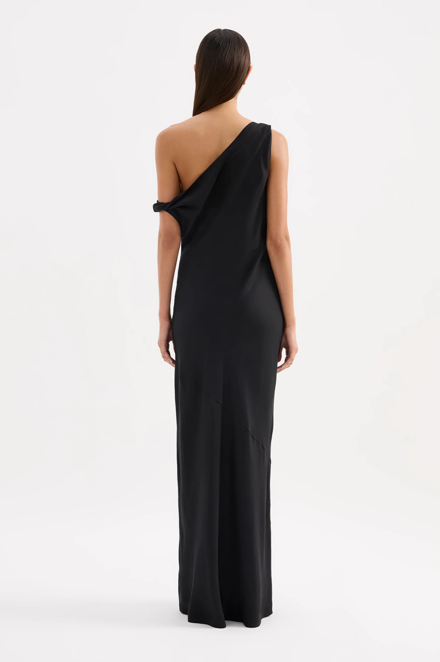 Calista Tencel Dress- Black