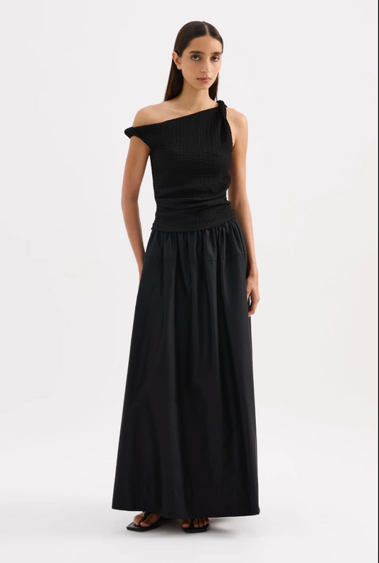 Briony Maxi Skirt- Black